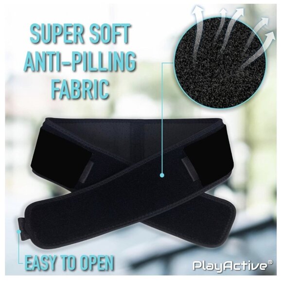 Sacroiliac SI Joint Pain Hip Belt Women Men Lower Back Lumbar Support XL-XXL Bla - Picture 7 of 7